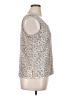 Draper's & Damon's 100% Polyester Silver Sleeveless Blouse Size XL - photo 4