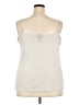 Lane Bryant 100% Polyester Ivory Sleeveless Blouse Size 18 - 20 Plus - photo 2