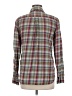 Chaps 100% Cotton Plaid Green Long Sleeve Button-Down Shirt Size M - photo 2