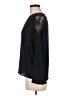 Aqua 100% Polyester Black Long Sleeve Blouse Size M - photo 5