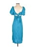 Sanctuary 100% Rayon Blue Casual Dress Size 6 - photo 2