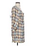 Roxy Plaid White Casual Dress Size S - photo 4