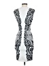 BCBGMAXAZRIA Graphic Gray Cocktail Dress Size S - photo 2