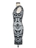 BCBGMAXAZRIA Graphic Gray Cocktail Dress Size S - photo 5