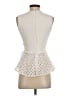 Maje 100% Polyester Ivory Sleeveless Blouse Size Sm (1) - photo 2