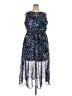 Lane Bryant Blue Cocktail Dress Size 20 (petite) - photo 1