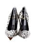 G by GUESS 100% Leather Silver Heels Size 8 1/2 - photo 2