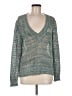 St. John Sport Metallic Teal Pullover Sweater Size Med (2) - photo 1