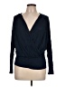 Jennifer Lopez 100% Rayon Blue Long Sleeve Blouse Size L - photo 1