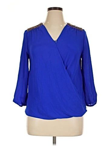 Charlotte Russe 3/4 Sleeve Blouse (view 1)