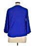 Charlotte Russe 100% Polyester Blue 3/4 Sleeve Blouse Size XL - photo 2
