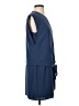 Tibi Solid Blue Casual Dress Size 4 - photo 4