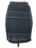Renee C. Graphic Teal Casual Skirt Size S - photo 1