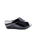 Tsubo 100% Leather Black Wedges Size 8 1/2 - photo 1