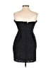 Alice + Olivia 100% Polyester Black Cocktail Dress Size M (estimated) - photo 2