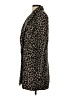 By Anthropologie 100% Polyester Animal Print Black Coat Size 2 - photo 5