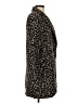 By Anthropologie 100% Polyester Animal Print Black Coat Size 2 - photo 4