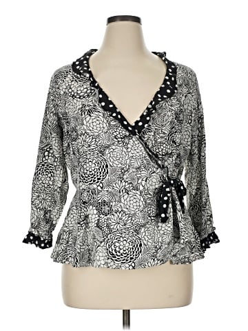 Cato 3/4 Sleeve Blouse (view 1)