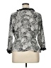 Cato 100% Rayon Silver 3/4 Sleeve Blouse Size XL - photo 2