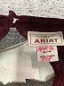 Ariat 100% Polyester Burgundy Long Sleeve Blouse Size M - photo 7