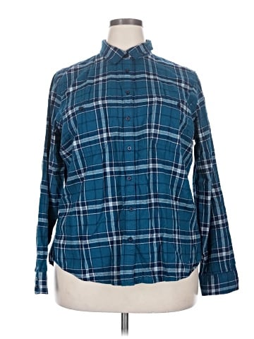 St. John's Bay Long Sleeve Button-Down Shirt (view 1)