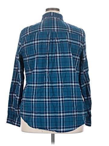 St. John's Bay Long Sleeve Button-Down Shirt (view 2)