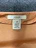 J.Crew 100% Silk Tan Sleeveless Silk Top Size 2 (petite) - photo 7