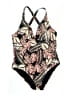 Hurley Tropical Black One Piece Swimsuit Size XXL - photo 1