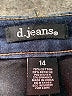 d.jeans Color Block Blue Jeans Size 14 - photo 7