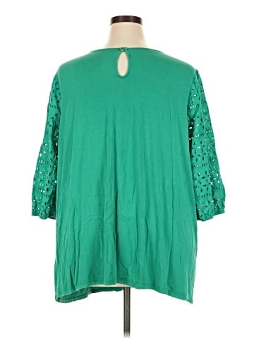 Liz & Me 3/4 Sleeve Top (view 2)