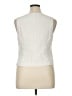 J.Crew 100% Polyester Ivory Sleeveless Blouse Size 14 - photo 2