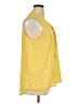 Tacera 100% Polyester Yellow Sleeveless Blouse Size XL - photo 4