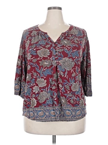 Lucky Brand 3/4 Sleeve Blouse (view 1)