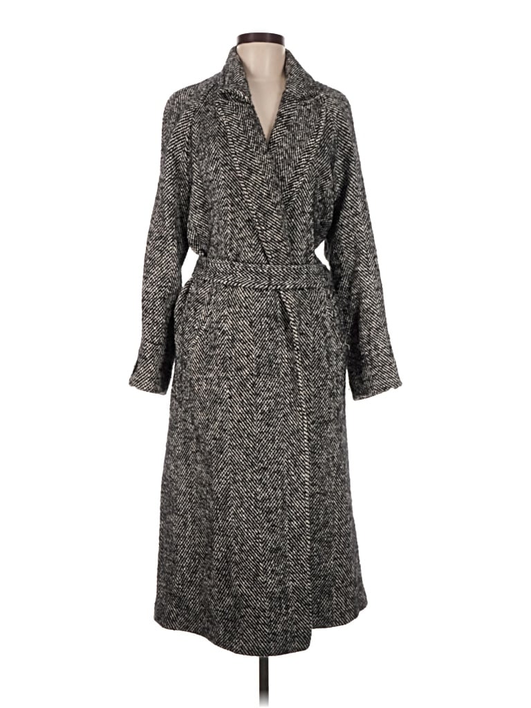 Pre-owned Zara Coat In Gray