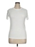 Amour Vert Ivory Short Sleeve Turtleneck Size XL - photo 1