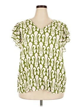 Christian Siriano New York Short Sleeve Blouse (view 1)