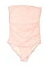 J.Crew Checkered-gingham Pink Swimsuit Bottoms Size 8 - photo 1