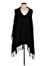 Mud Pie Black Poncho One size - photo 1