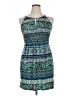 En Focus Studio 100% Polyester Paisley Blue Cocktail Dress Size 14 - photo 1