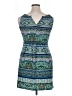 En Focus Studio 100% Polyester Paisley Blue Cocktail Dress Size 14 - photo 2