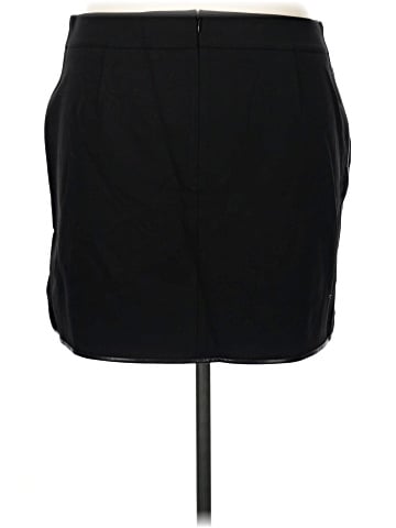 White House Black Market Faux Leather Skirt (view 2)