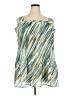 Catherines 100% Polyester Green Sleeveless Blouse Size 2X - photo 1