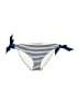 Cleo Stripes Blue Swimsuit Bottoms Size L - photo 1