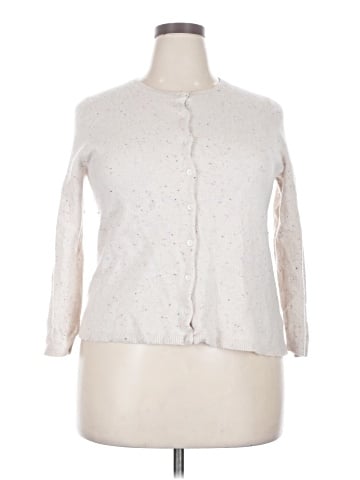 Lands' End Cashmere Cardigan (view 1)