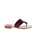 Jack Rogers 100% Leather Red Flip Flops Size 8 - photo 1