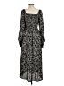 Missguided 100% Polyester Black Casual Dress Size 10 - photo 2