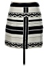 Madewell Graphic Gray Casual Skirt Size 2 - photo 1