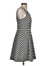Express 100% Polyester Stripes Black Casual Dress Size S - photo 4