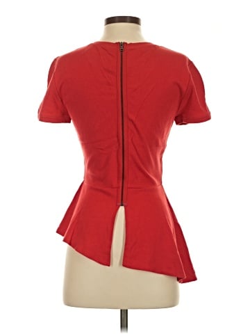 BCBGMAXAZRIA Short Sleeve Blouse (view 2)
