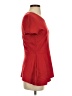 BCBGMAXAZRIA Red Short Sleeve Blouse Size S - photo 4